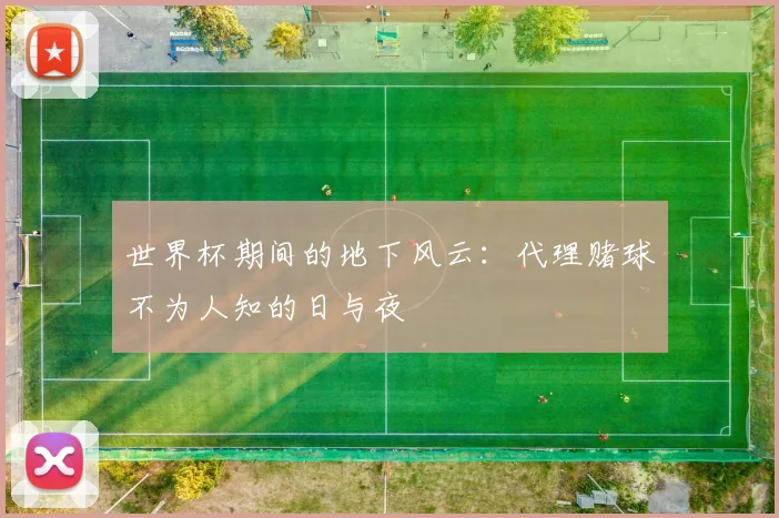 世界杯期间的地下风云：代理赌球不为人知的日与夜